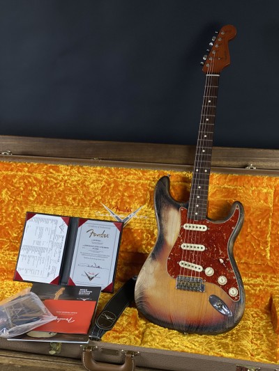 Fender Masterbuilt Paul Waller 60s Sand Blast Stratocaster